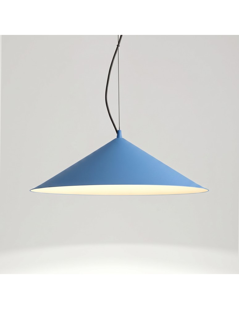 Thoro Lampa wisząca FINT błękitna LED 3000K TH.947