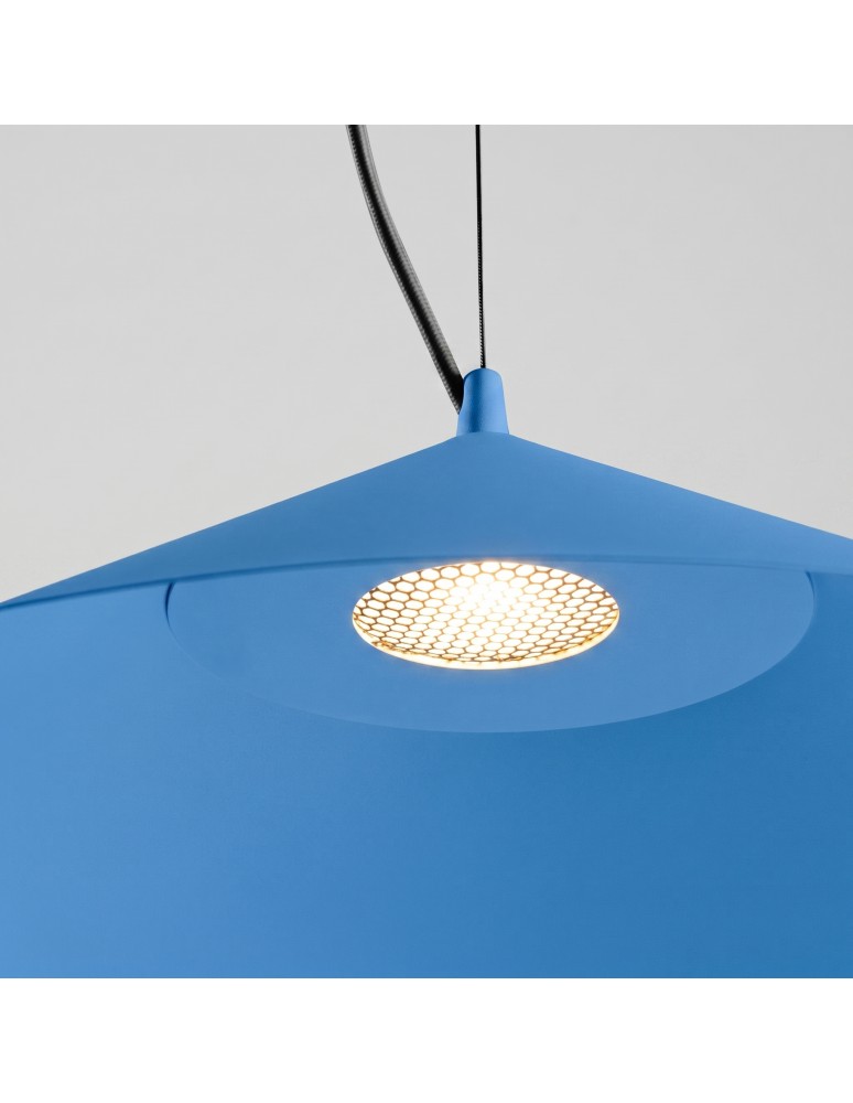 Thoro Lampa wisząca FINT błękitna LED 3000K TH.947