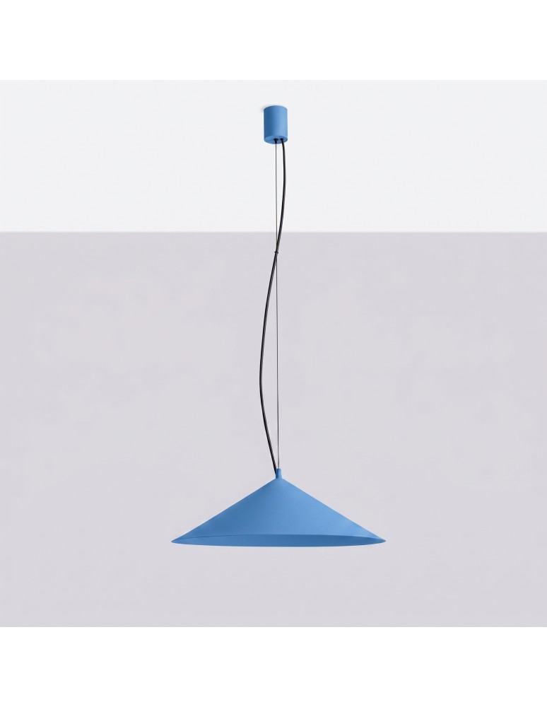Thoro Lampa wisząca FINT błękitna LED 3000K TH.947