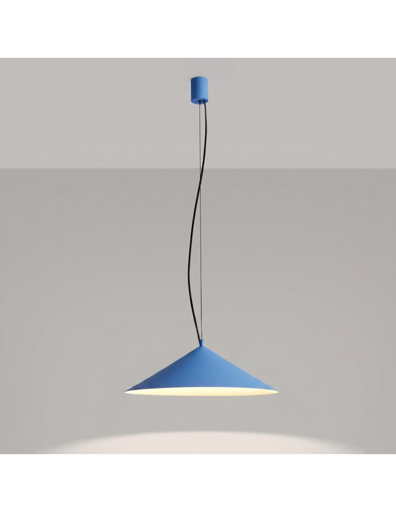 Thoro Lampa wisząca FINT błękitna LED 3000K TH.947