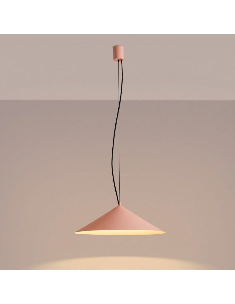 Thoro Lampa wisząca FINT brzoskwiniowa LED 3000K TH.948
