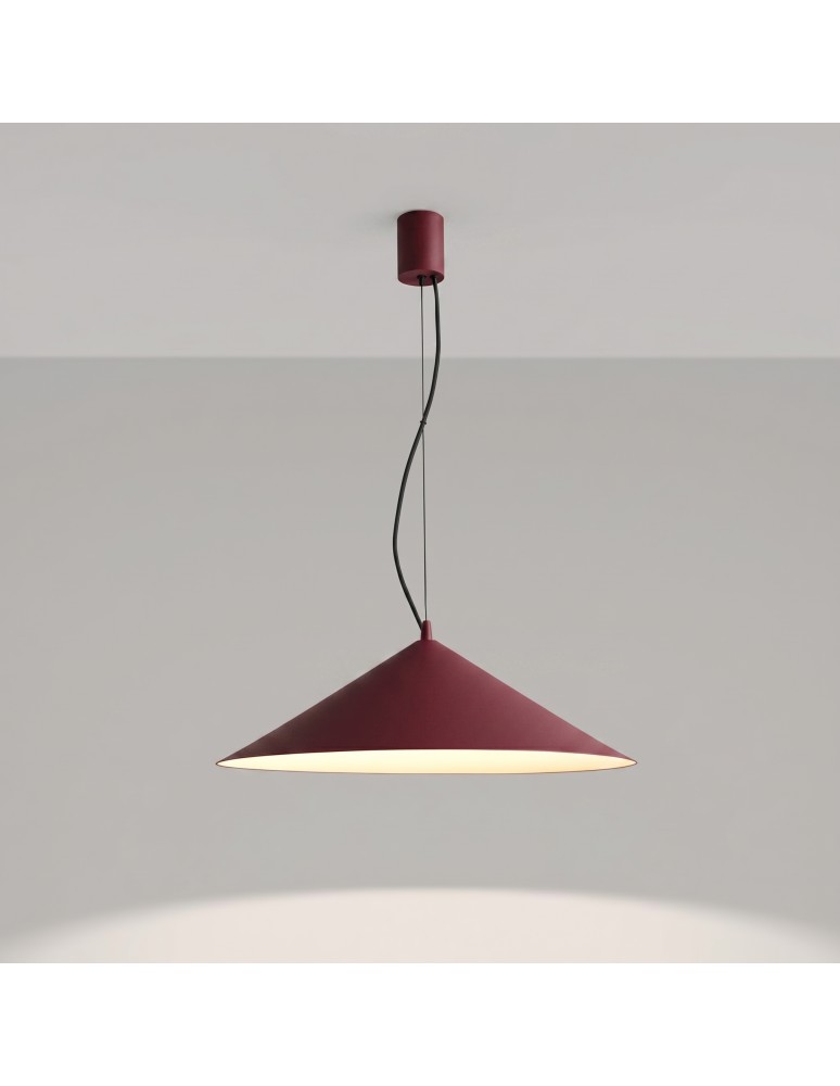 Thoro Lampa wisząca FINT burgund LED 3000K TH.949