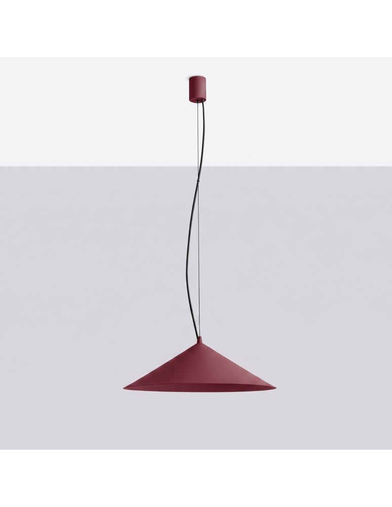 Thoro Lampa wisząca FINT burgund LED 3000K TH.949