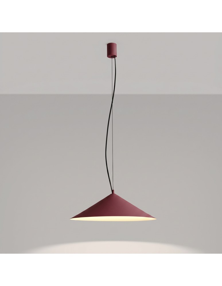 Thoro Lampa wisząca FINT burgund LED 3000K TH.949