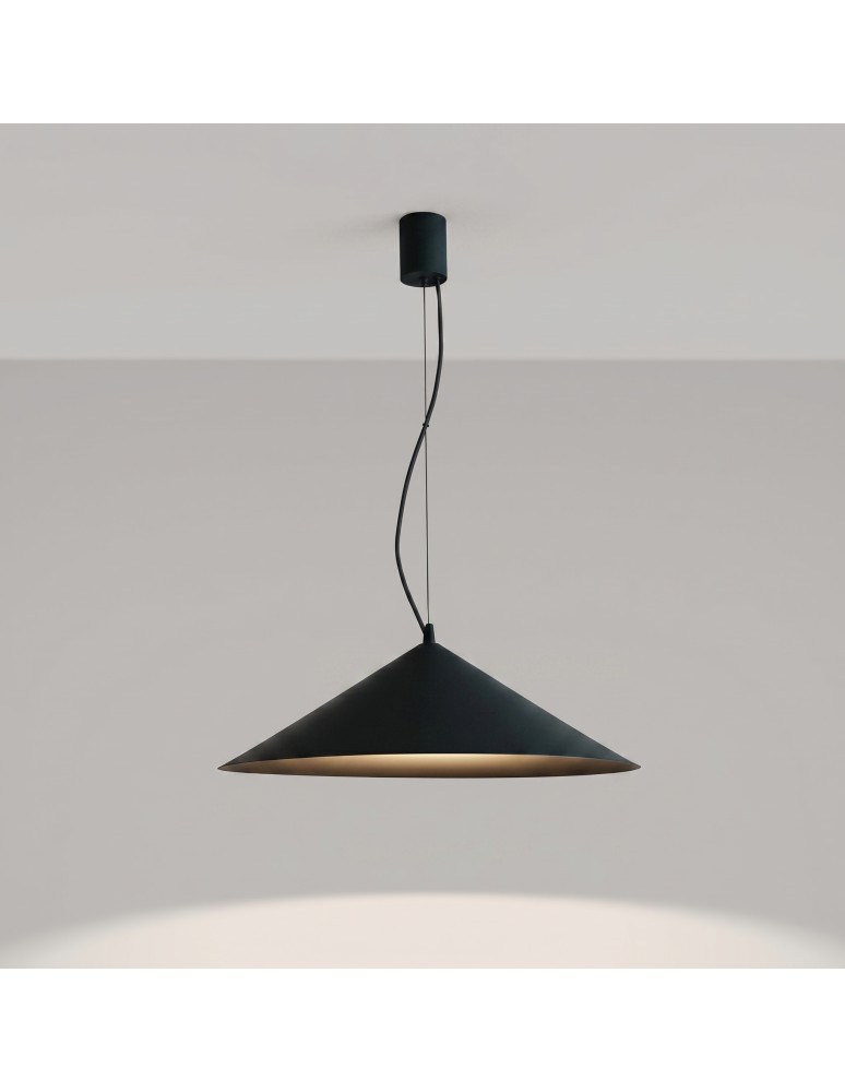 Thoro Lampa wisząca FINT czarna LED 3000K TH.950
