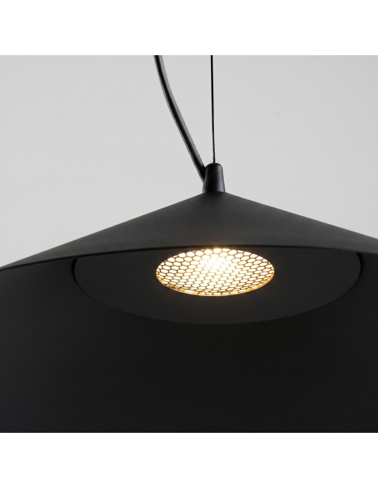 Thoro Lampa wisząca FINT czarna LED 3000K TH.950