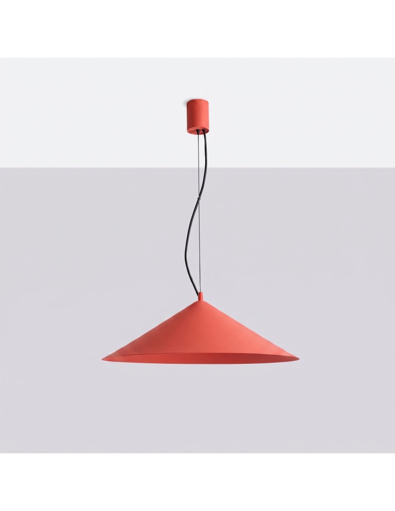 Thoro Lampa wisząca FINT czerwona LED 3000K TH.951