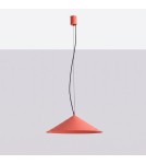 Thoro Lampa wisząca FINT czerwona LED 3000K TH.951