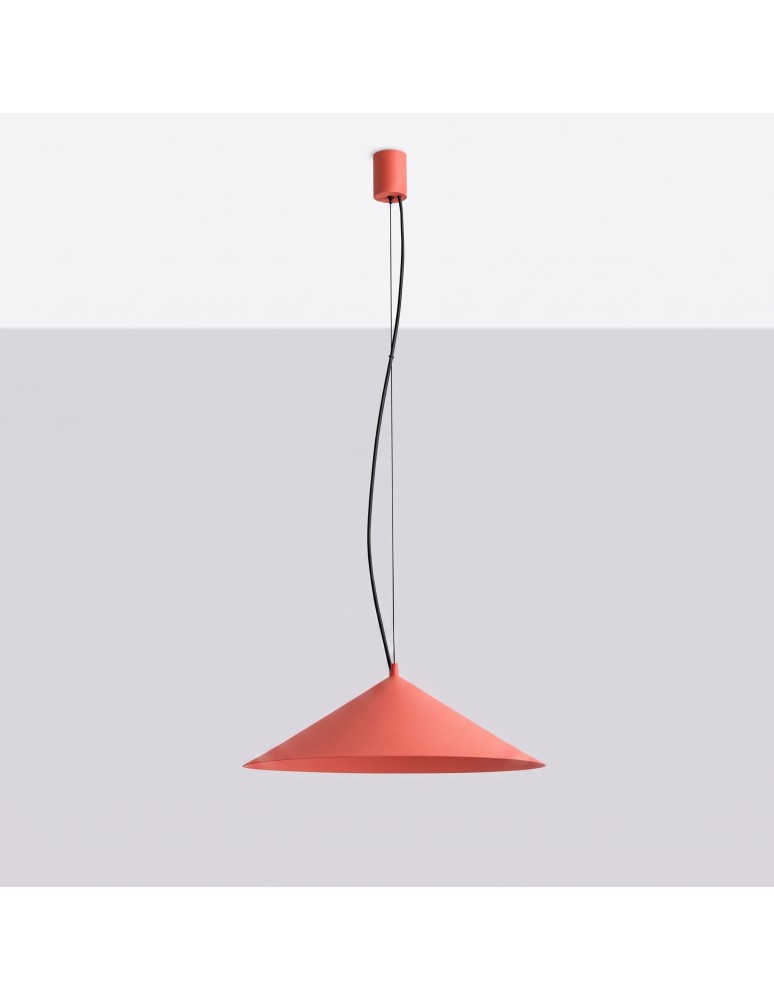 Thoro Lampa wisząca FINT czerwona LED 3000K TH.951
