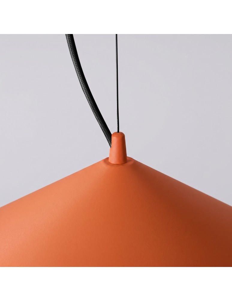 Thoro Lampa wisząca FINT ochra czerwona LED 3000K TH.953
