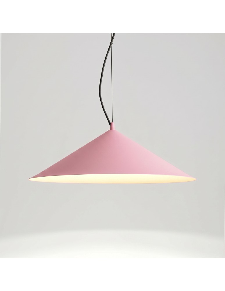 Thoro Lampa wisząca FINT różowa LED 3000K TH.954