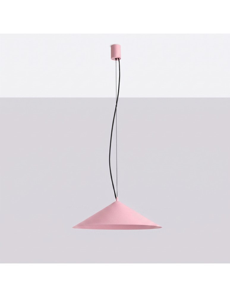 Thoro Lampa wisząca FINT różowa LED 3000K TH.954