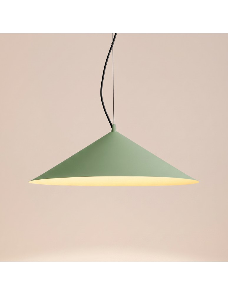 Thoro Lampa wisząca FINT szałwiowa LED 3000K TH.955