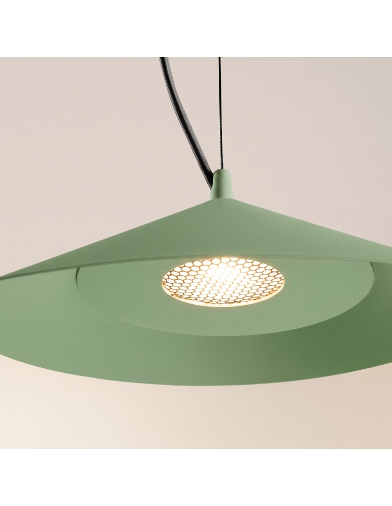 Thoro Lampa wisząca FINT szałwiowa LED 3000K TH.955