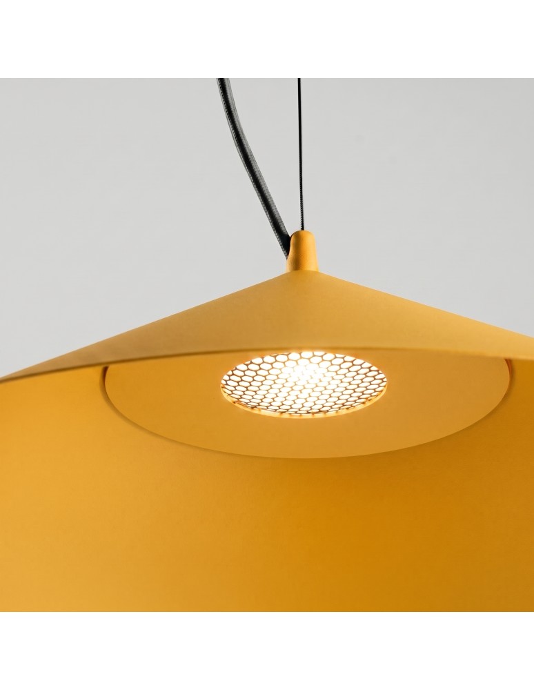 Thoro Lampa wisząca FINT żółta LED 3000K TH.959