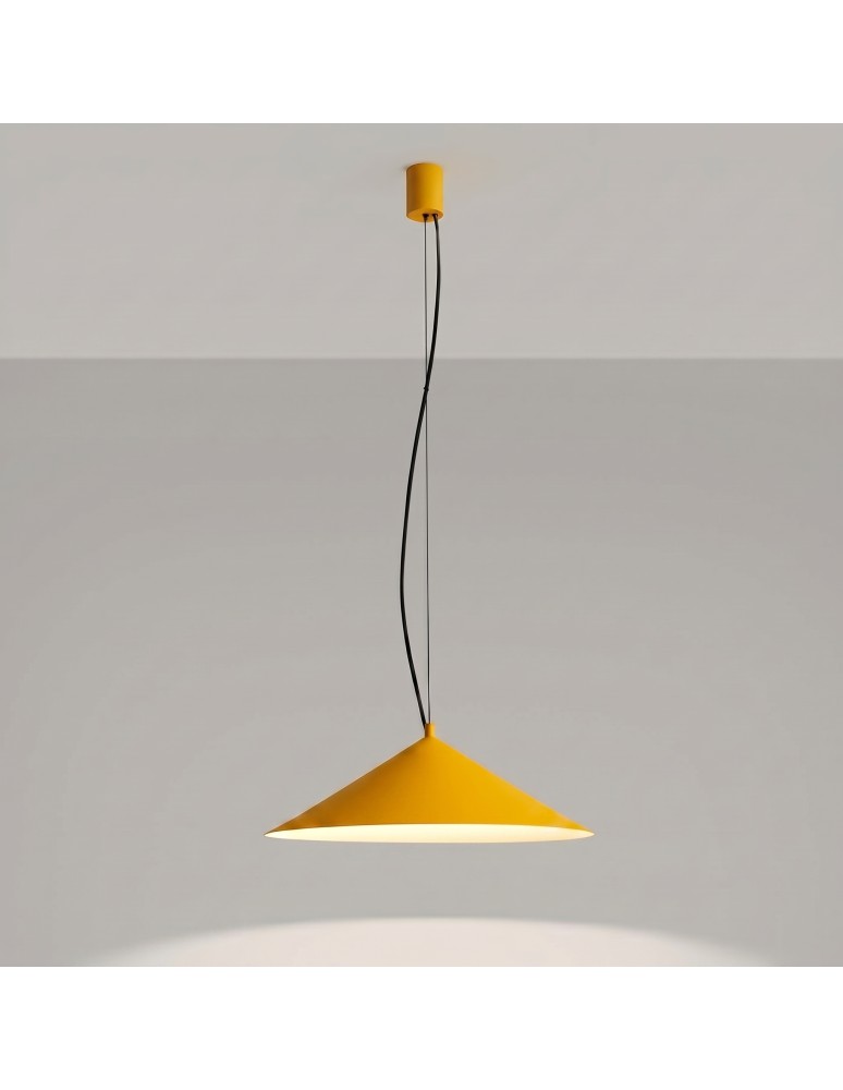Thoro Lampa wisząca FINT żółta LED 3000K TH.959
