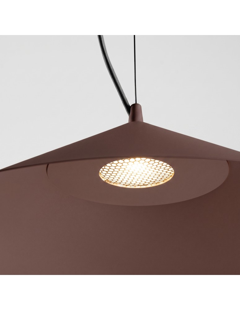 Thoro Lampa wisząca FINT brązowa LED 4000K TH.960