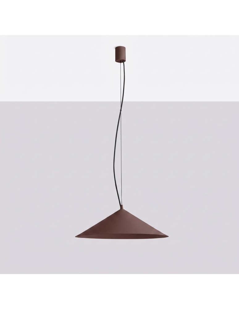 Thoro Lampa wisząca FINT brązowa LED 4000K TH.960