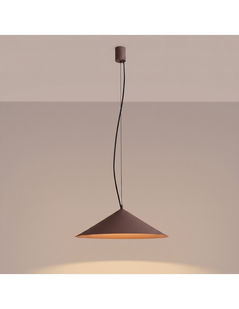 Thoro Lampa wisząca FINT brązowa LED 4000K TH.960