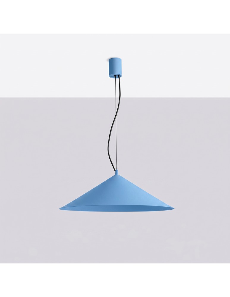 Thoro Lampa wisząca FINT błękitna LED 4000K TH.962