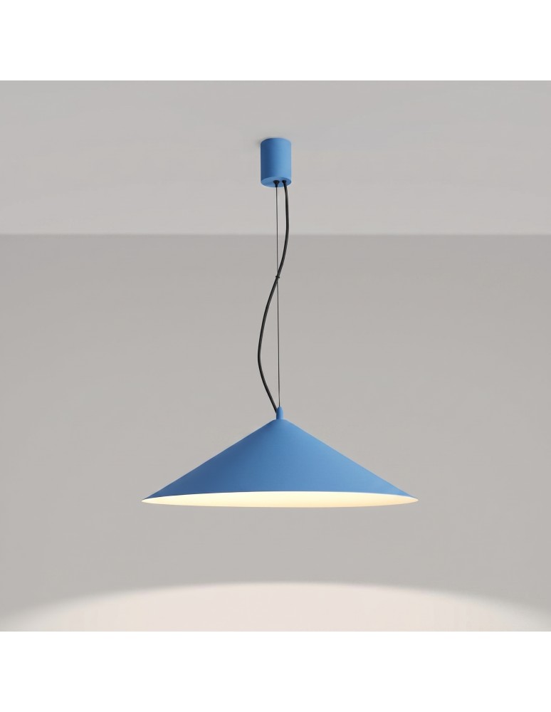 Thoro Lampa wisząca FINT błękitna LED 4000K TH.962