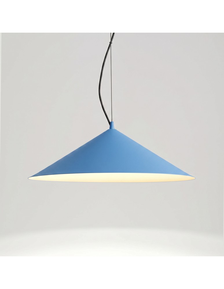 Thoro Lampa wisząca FINT błękitna LED 4000K TH.962
