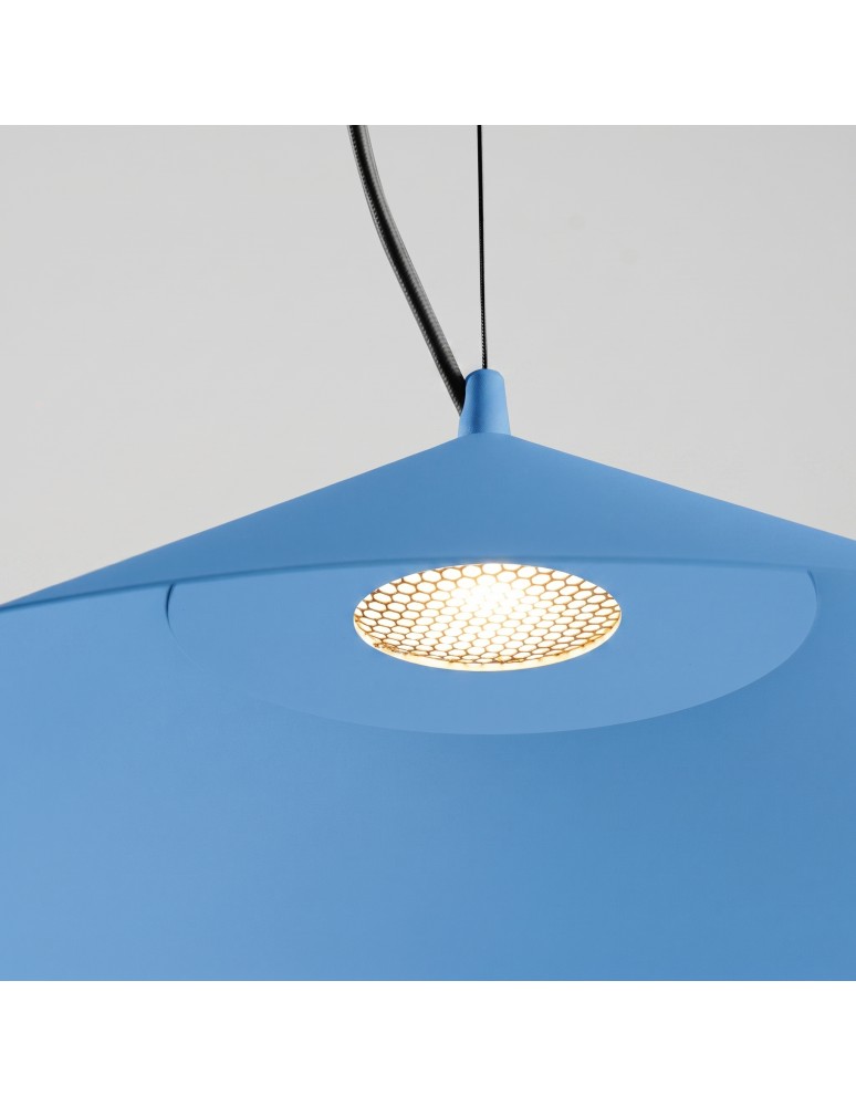 Thoro Lampa wisząca FINT błękitna LED 4000K TH.962