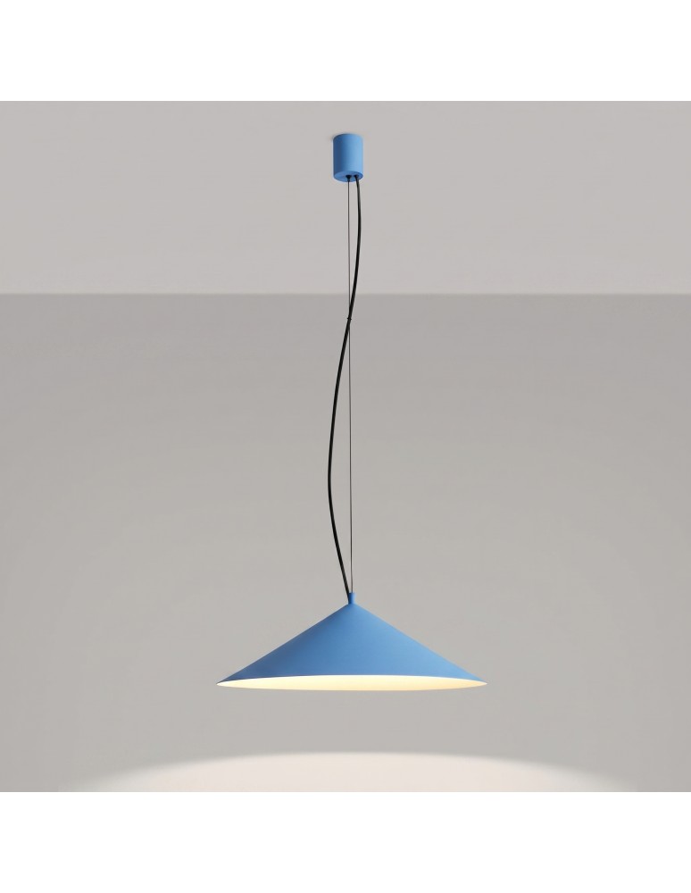 Thoro Lampa wisząca FINT błękitna LED 4000K TH.962