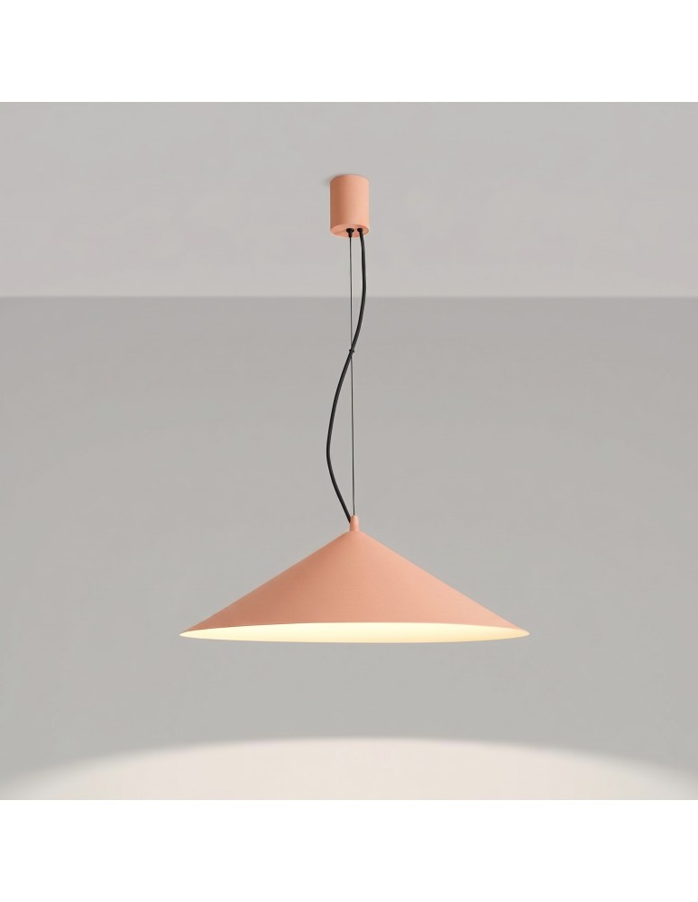 Thoro Lampa wisząca FINT brzoskwiniowa LED 4000K TH.963