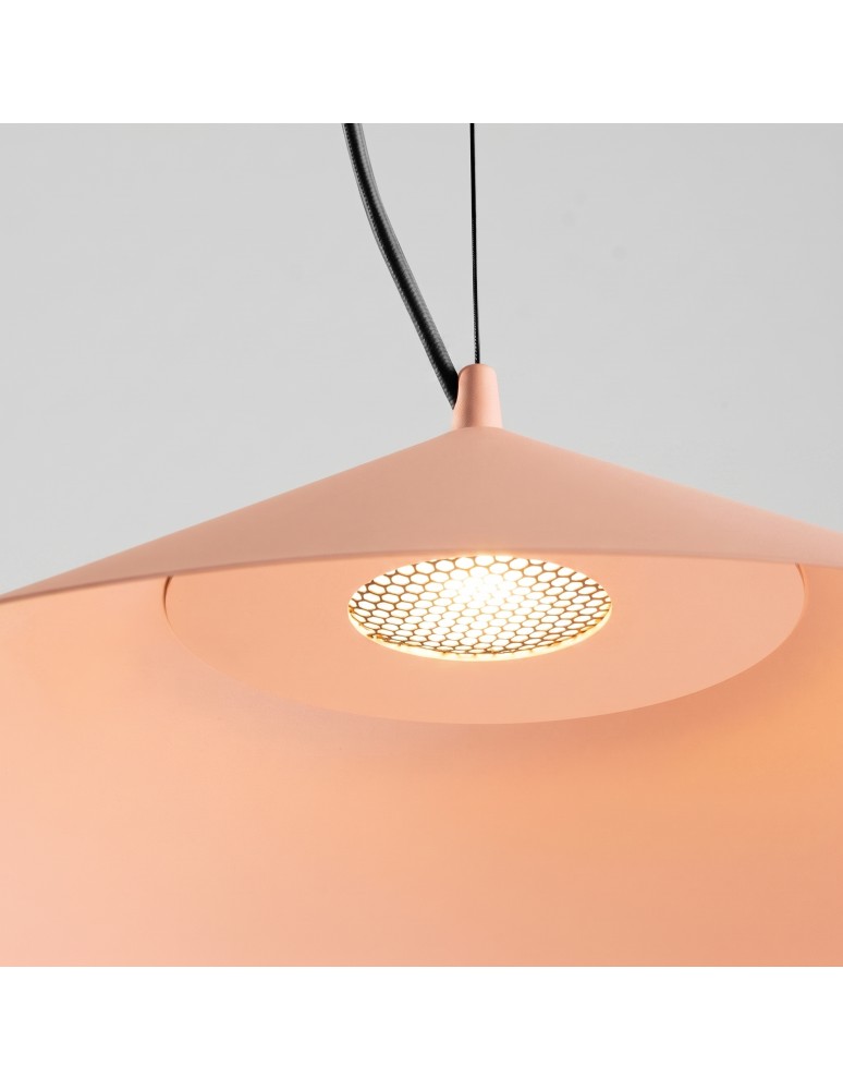Thoro Lampa wisząca FINT brzoskwiniowa LED 4000K TH.963