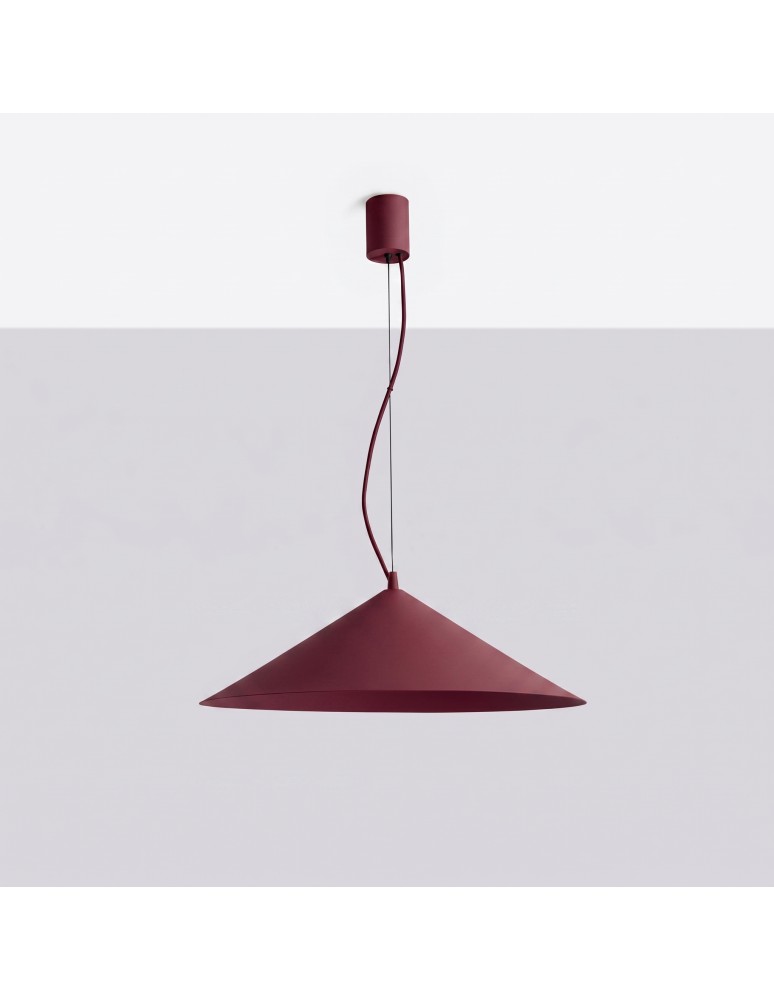 Thoro Lampa wisząca FINT burgund LED 4000K TH.964