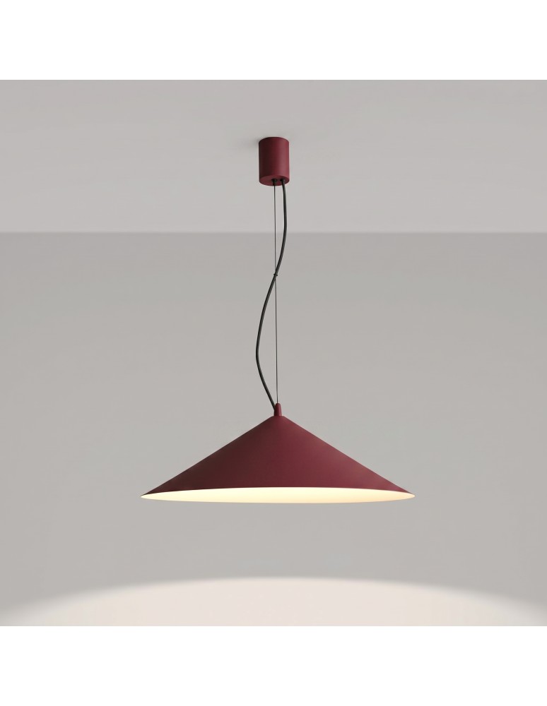 Thoro Lampa wisząca FINT burgund LED 4000K TH.964