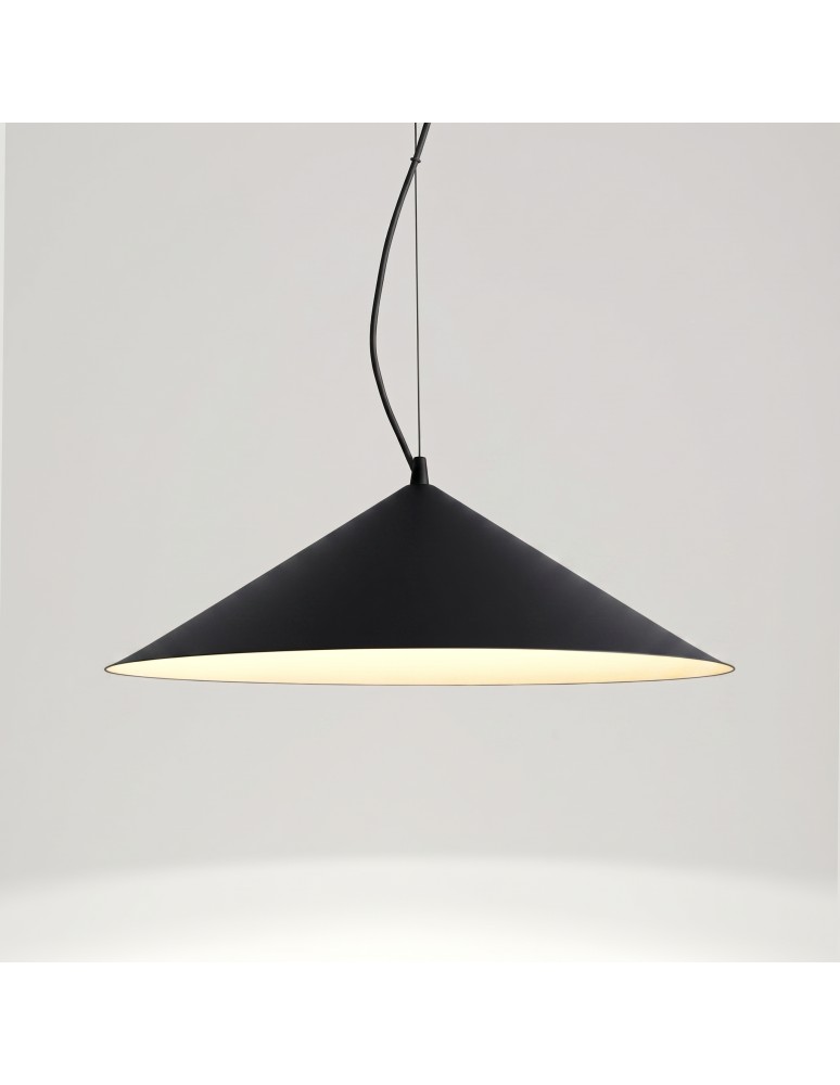 Thoro Lampa wisząca FINT czarna LED 4000K TH.965