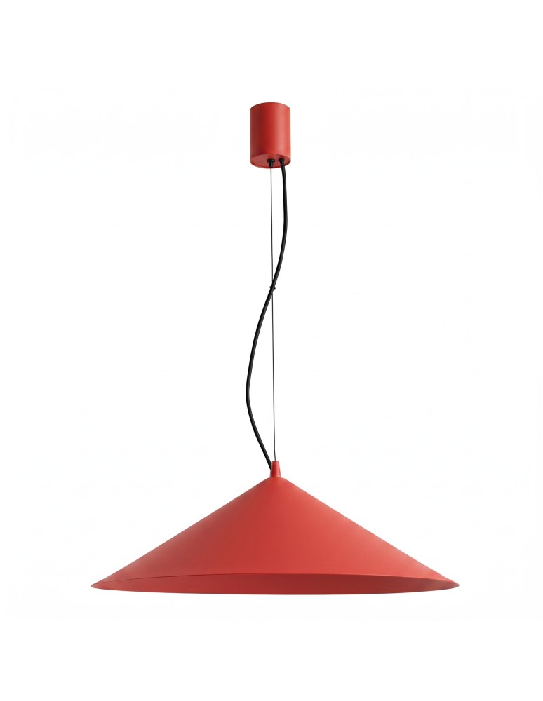 Thoro Lampa wisząca FINT czerwona LED 4000K TH.966