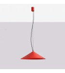 Thoro Lampa wisząca FINT czerwona LED 4000K TH.966