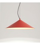 Thoro Lampa wisząca FINT czerwona LED 4000K TH.966