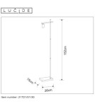 Floor lamps - Lucide LEANNE Floor lamp 1xE27 black 21721/01/30 - product 17