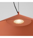 Thoro Lampa wisząca FINT ochra czerwona LED 4000K TH.968