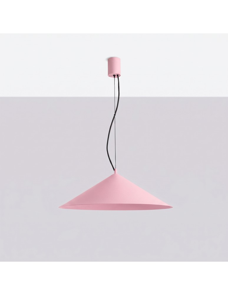 Thoro Lampa wisząca FINT różowa LED 4000K TH.969