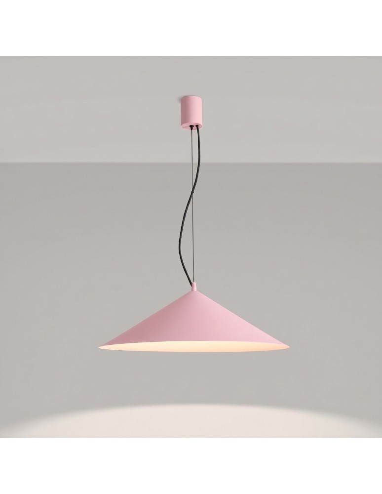 Thoro Lampa wisząca FINT różowa LED 4000K TH.969