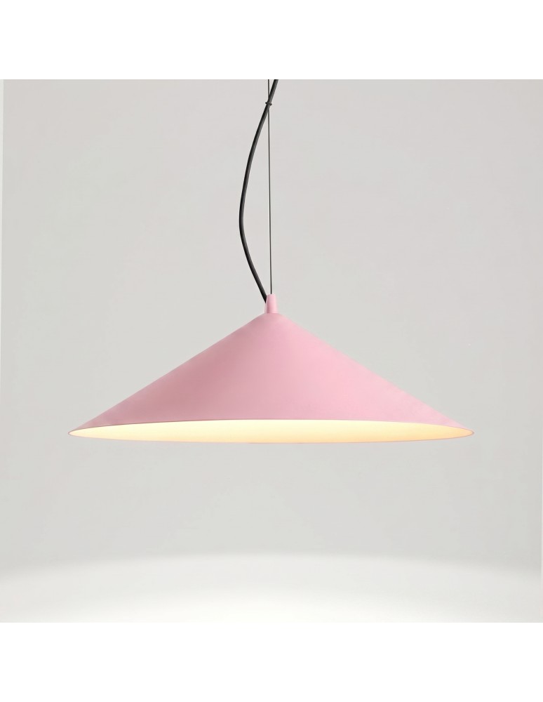 Thoro Lampa wisząca FINT różowa LED 4000K TH.969