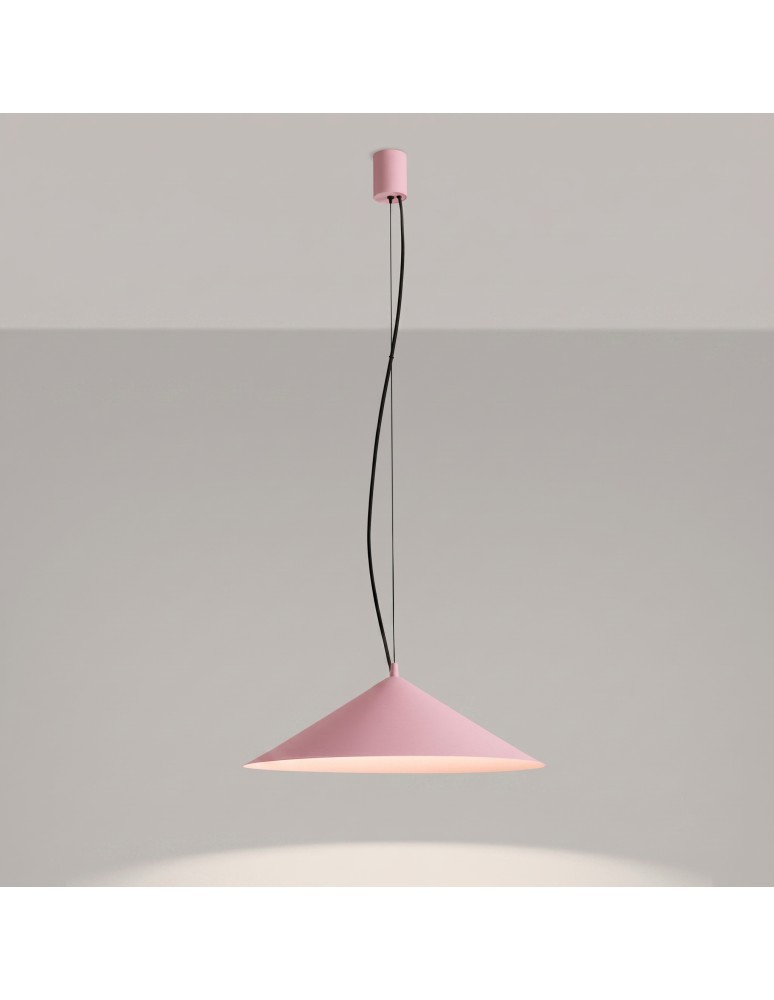 Thoro Lampa wisząca FINT różowa LED 4000K TH.969