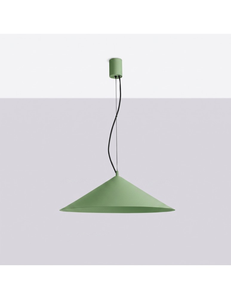 Thoro Lampa wisząca FINT szałwiowa LED 4000K TH.970