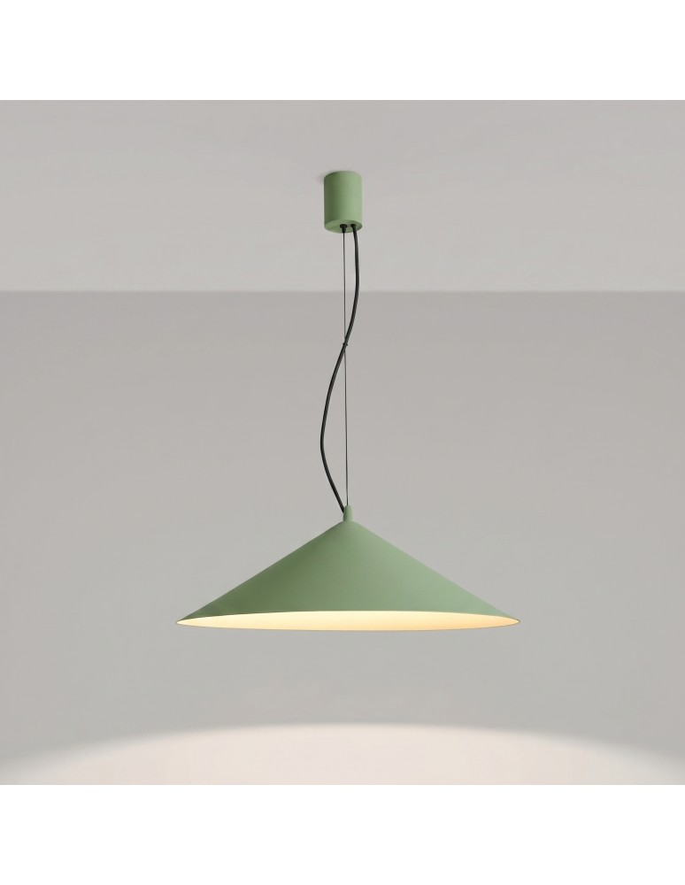 Thoro Lampa wisząca FINT szałwiowa LED 4000K TH.970