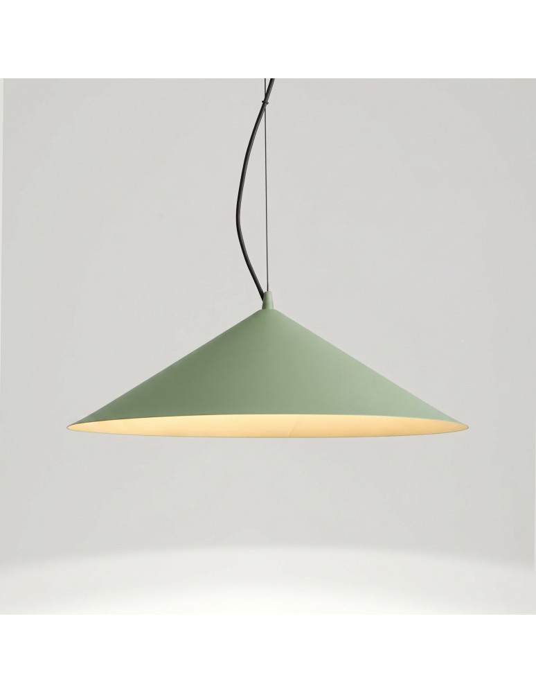 Thoro Lampa wisząca FINT szałwiowa LED 4000K TH.970