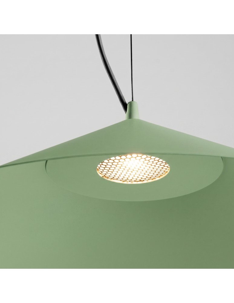 Thoro Lampa wisząca FINT szałwiowa LED 4000K TH.970
