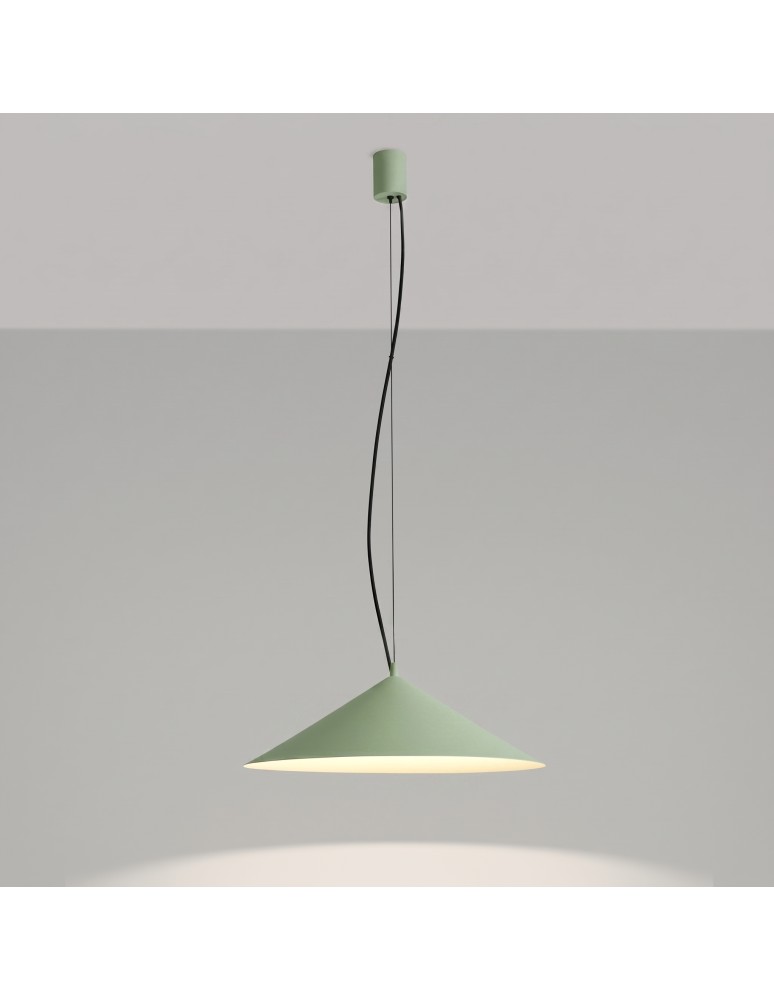 Thoro Lampa wisząca FINT szałwiowa LED 4000K TH.970
