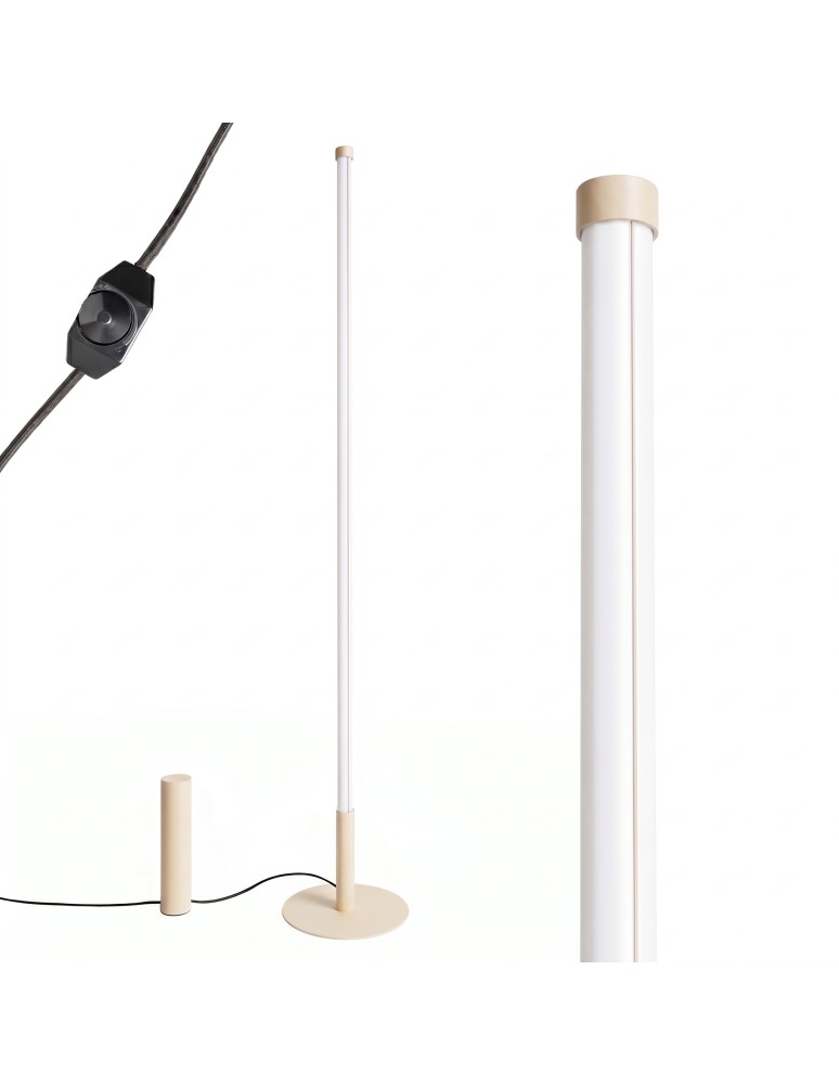 Thoro Lampa podłogowa TRANG beżowa 3000K TH.990