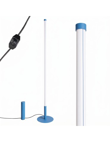 Thoro Lampa podłogowa TRANG błękitna 3000K TH.992