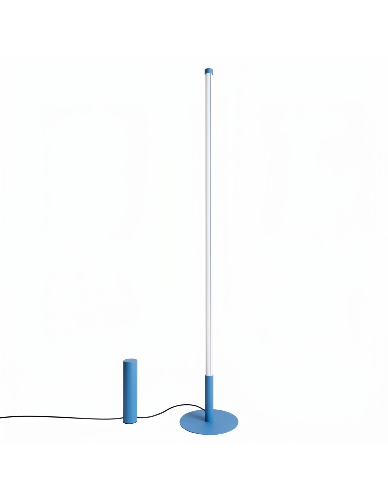Thoro Lampa podłogowa TRANG błękitna 3000K TH.992